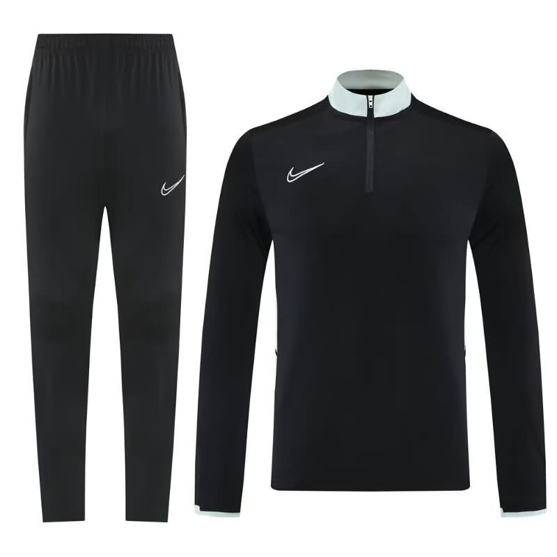 AAA(Thailand) Nike 2025 Black Soccer Tracksuit 02
