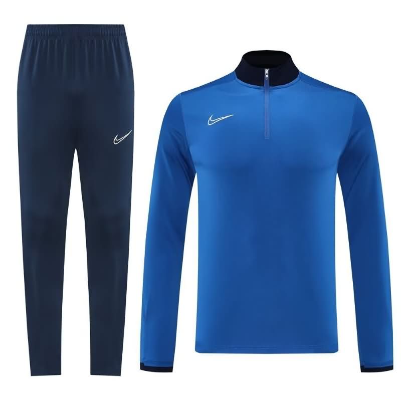 AAA(Thailand) Nike 2025 Blue Soccer Tracksuit