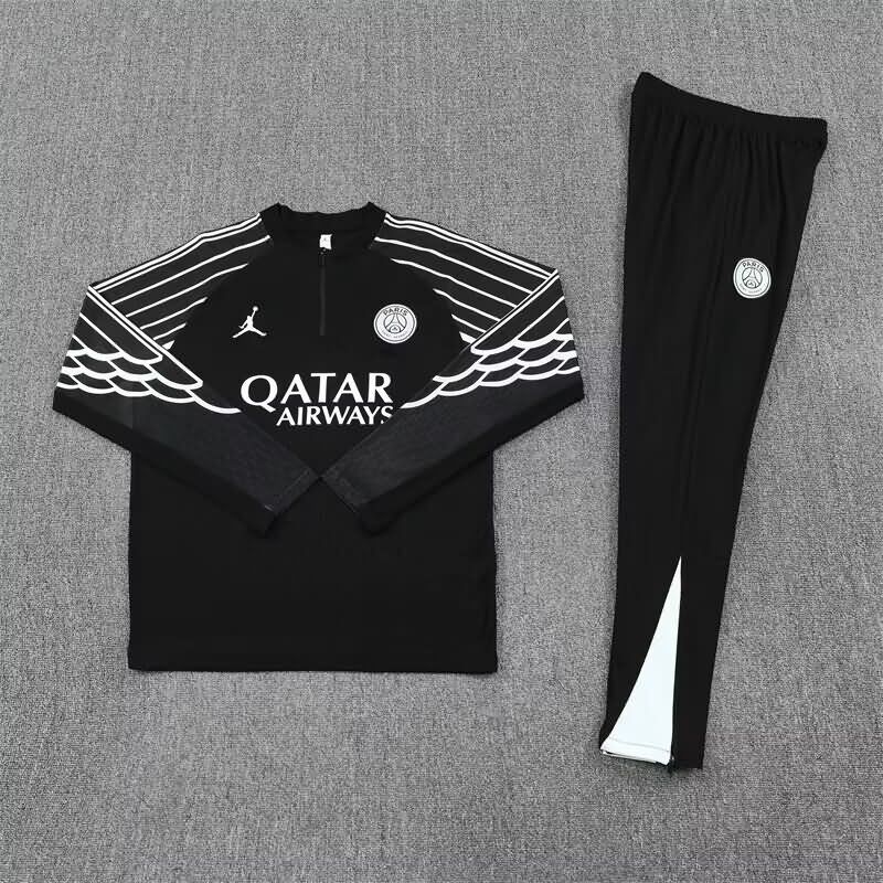 AAA(Thailand) Paris St Germain 25/26 Black Soccer Tracksuit AAA(Thailand) Paris St Germain 25/26 Black Soccer Tracksuit
