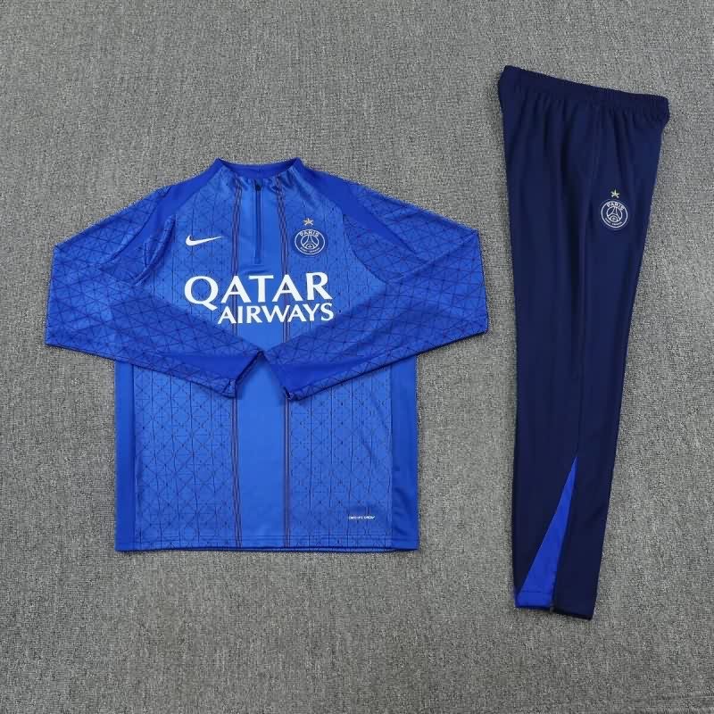 AAA(Thailand) Paris St Germain 25/26 Blue Soccer Tracksuit AAA(Thailand) Paris St Germain 25/26 Blue Soccer Tracksuit