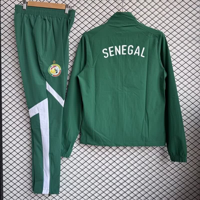 AAA(Thailand) Senegal 2026 Green Soccer Tracksuit 02