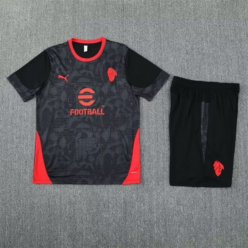 AAA(Thailand) AC Milan 25/26 Black Soccer Training Sets AAA(Thailand) AC Milan 25/26 Black Soccer Training Sets