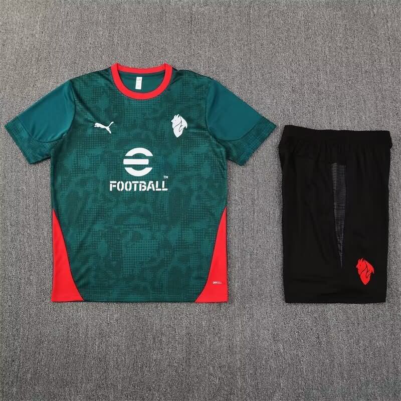 AAA(Thailand) AC Milan 25/26 Green Soccer Training Sets AAA(Thailand) AC Milan 25/26 Green Soccer Training Sets