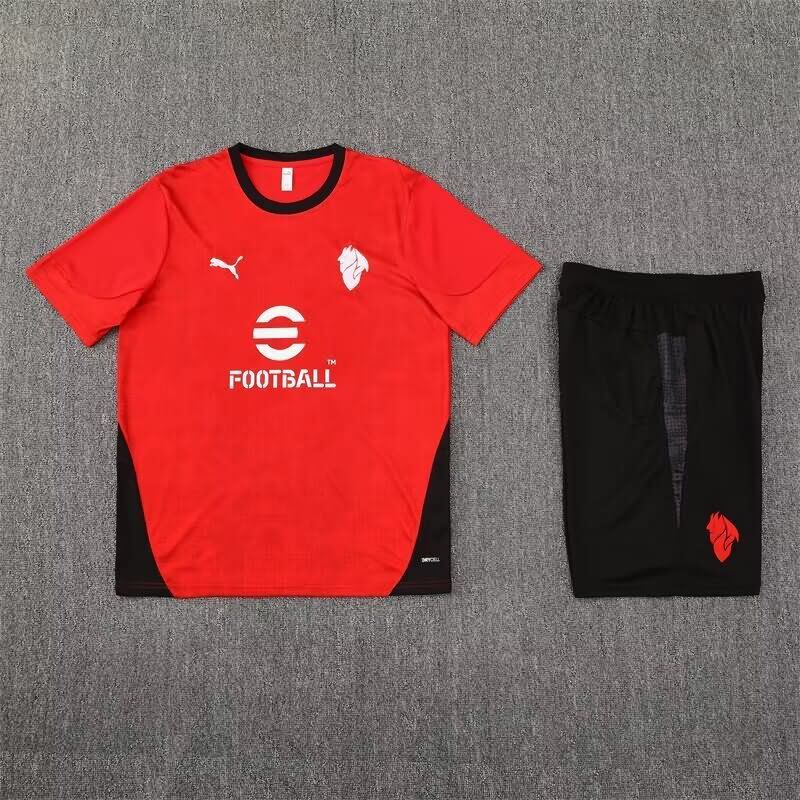 AAA(Thailand) AC Milan 25/26 Red Soccer Training Sets 02 AAA(Thailand) AC Milan 25/26 Red Soccer Training Sets 02