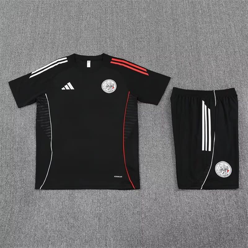 AAA(Thailand) Ajax 25/26 Black Soccer Training Sets AAA(Thailand) Ajax 25/26 Black Soccer Training Sets