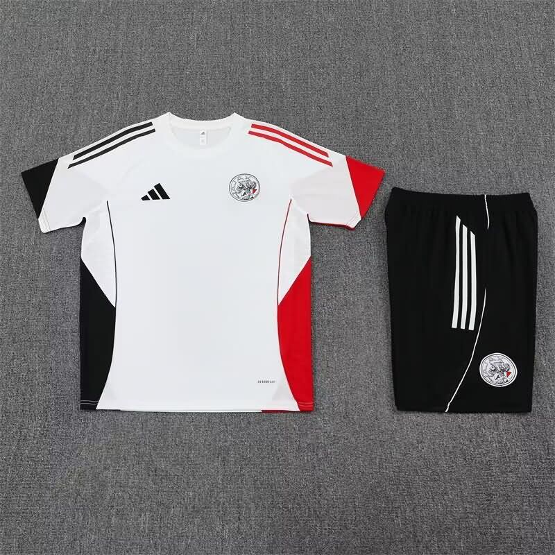 AAA(Thailand) Ajax 25/26 White Soccer Training Sets AAA(Thailand) Ajax 25/26 White Soccer Training Sets