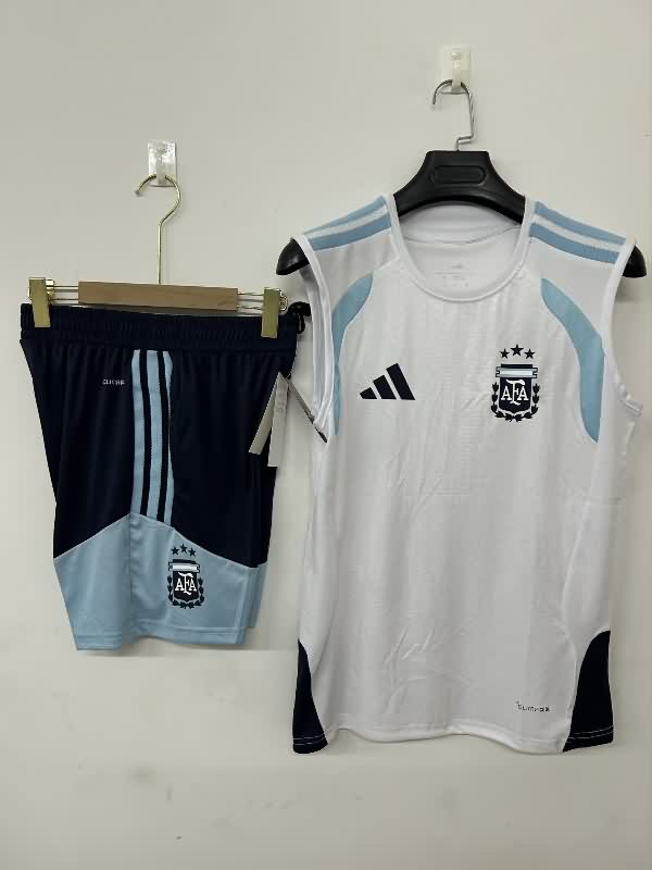AAA(Thailand) Argentina 2026 White Soccer Training Sets AAA(Thailand) Argentina 2026 White Soccer Training Sets