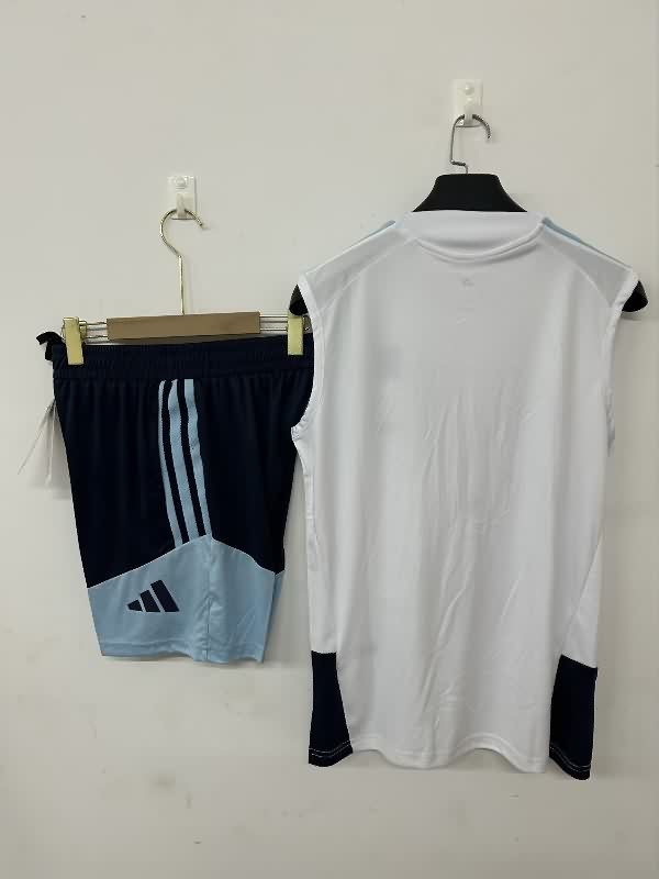 AAA(Thailand) Argentina 2026 White Soccer Training Sets