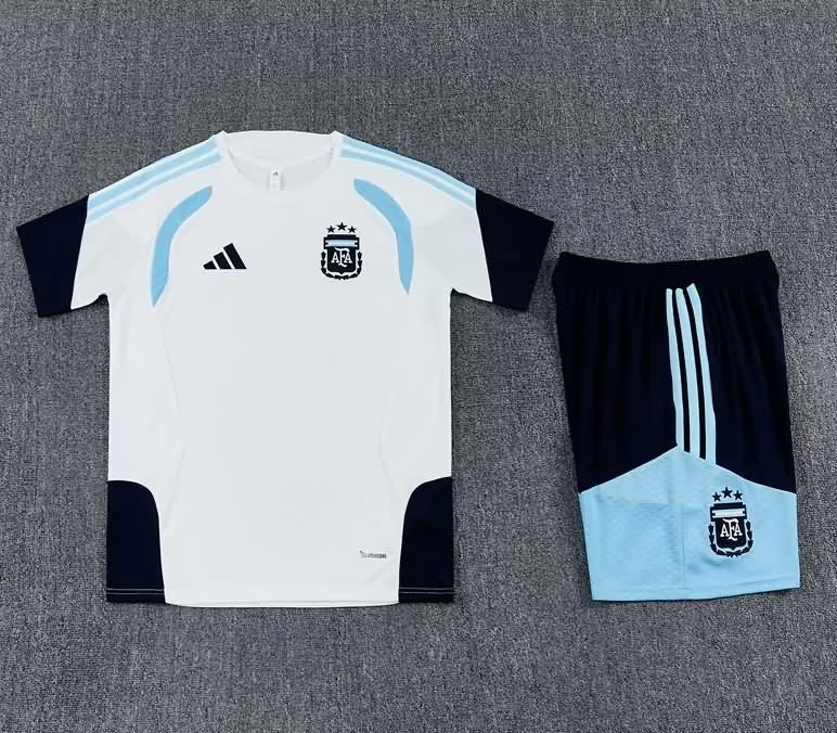AAA(Thailand) Argentina 2026 White Soccer Training Sets 02 AAA(Thailand) Argentina 2026 White Soccer Training Sets 02