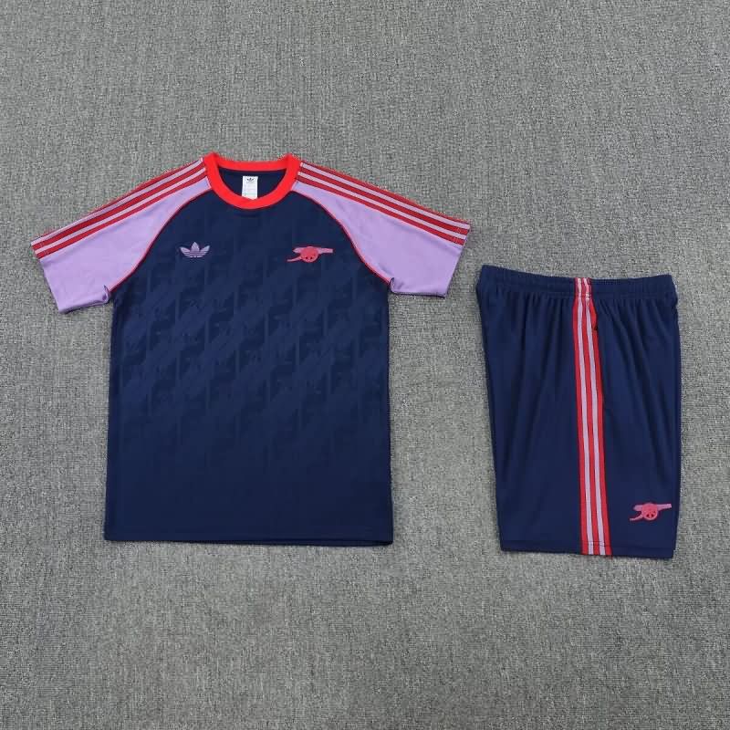 AAA(Thailand) Arsenal 25/26 Dark Blue Soccer Training Sets 03 AAA(Thailand) Arsenal 25/26 Dark Blue Soccer Training Sets 03
