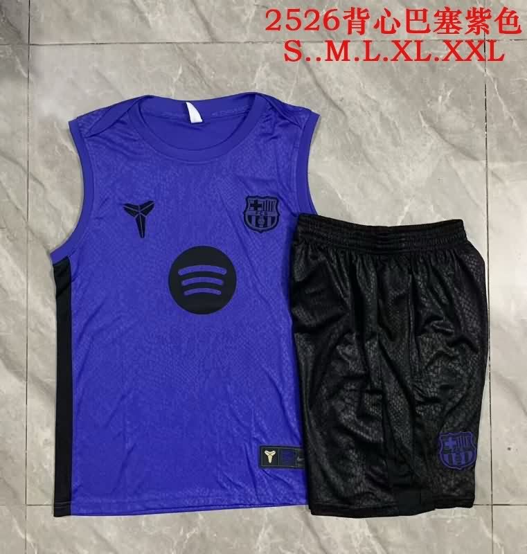 AAA(Thailand) Barcelona 25/26 Purple Soccer Training Sets 02