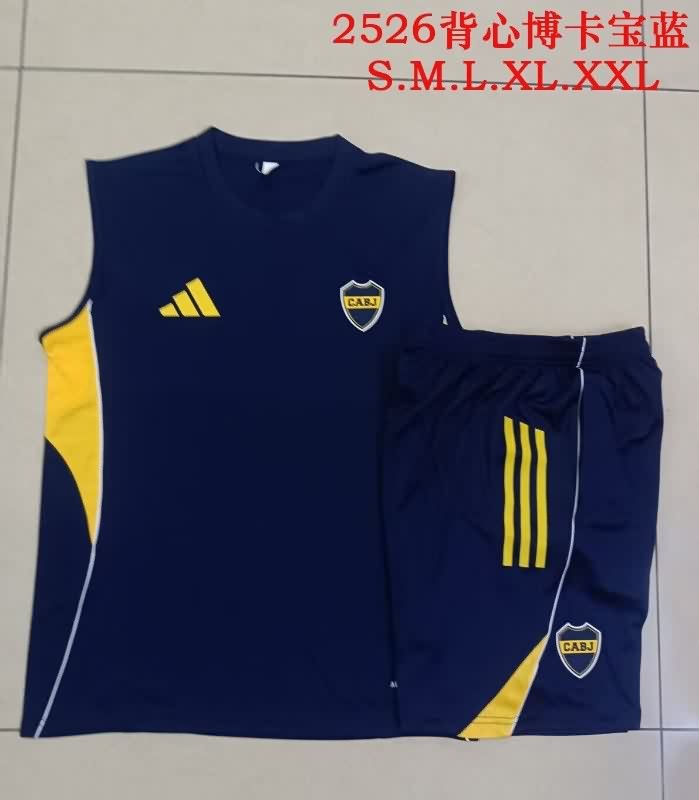AAA(Thailand) Boca Juniors 25/26 Dark Blue Soccer Training Sets 03 AAA(Thailand) Boca Juniors 25/26 Dark Blue Soccer Training Sets 03