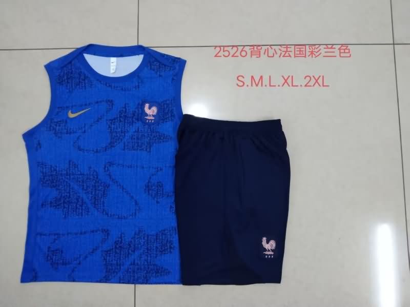 AAA(Thailand) France 2025 Blue Soccer Training Sets 02 AAA(Thailand) France 2025 Blue Soccer Training Sets 02