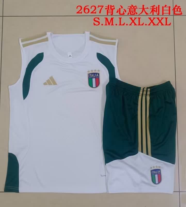 AAA(Thailand) Italy 2026 White Soccer Training Sets 02 AAA(Thailand) Italy 2026 White Soccer Training Sets 02