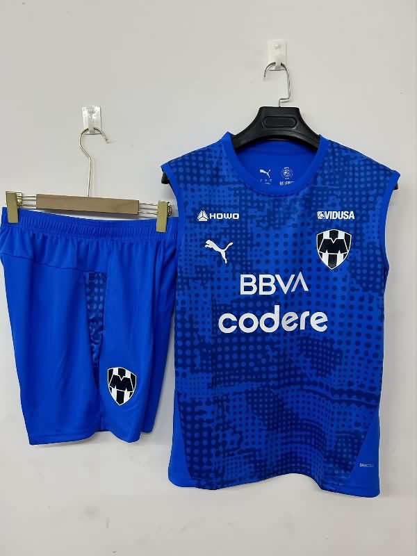AAA(Thailand) Monterrey 25/26 Blue Soccer Training Sets 02