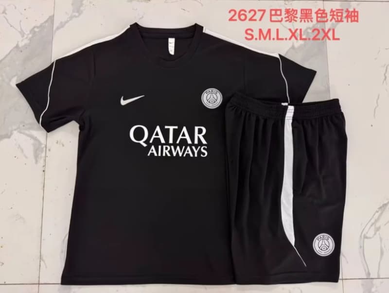 AAA(Thailand) Paris St German 25/26 Black Soccer Training Sets 02 AAA(Thailand) Paris St German 25/26 Black Soccer Training Sets 02