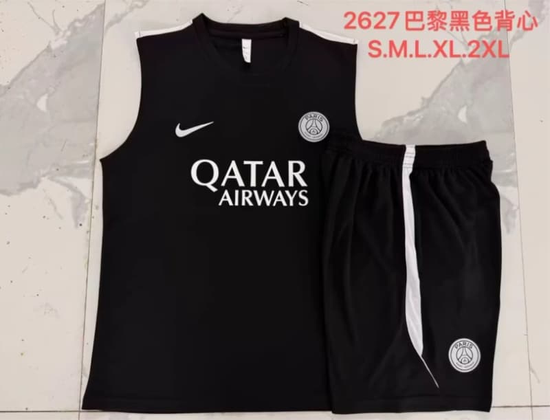 AAA(Thailand) Paris St German 25/26 Black Soccer Training Sets 03 AAA(Thailand) Paris St German 25/26 Black Soccer Training Sets 03