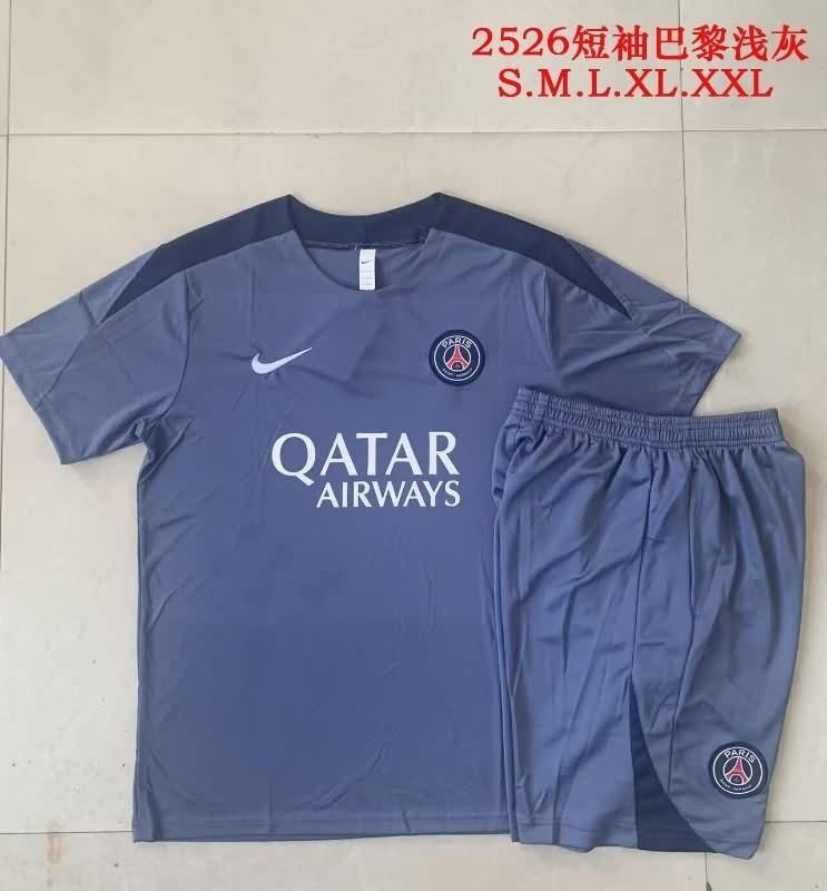 AAA(Thailand) Paris St German 25/26 Grey Soccer Training Sets AAA(Thailand) Paris St German 25/26 Grey Soccer Training Sets