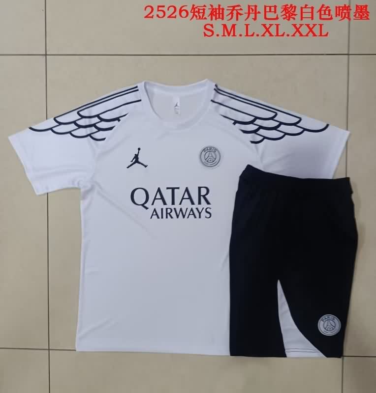 AAA(Thailand) Paris St German 25/26 White Soccer Training Sets 03 AAA(Thailand) Paris St German 25/26 White Soccer Training Sets 03