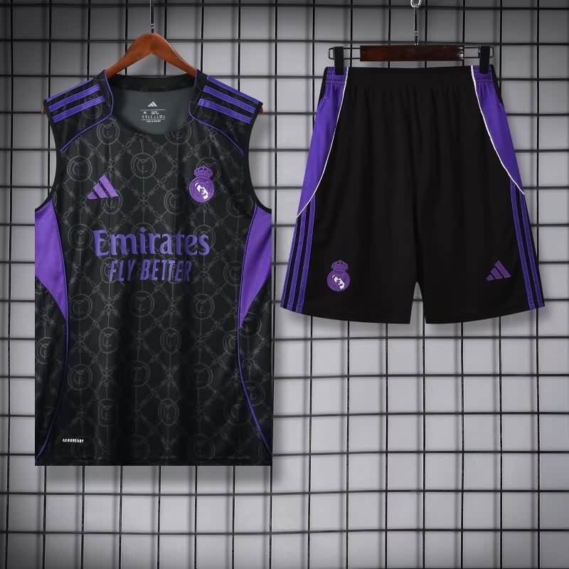 AAA(Thailand) Real Madrid 25/26 Black Soccer Training Sets 02 AAA(Thailand) Real Madrid 25/26 Black Soccer Training Sets 02
