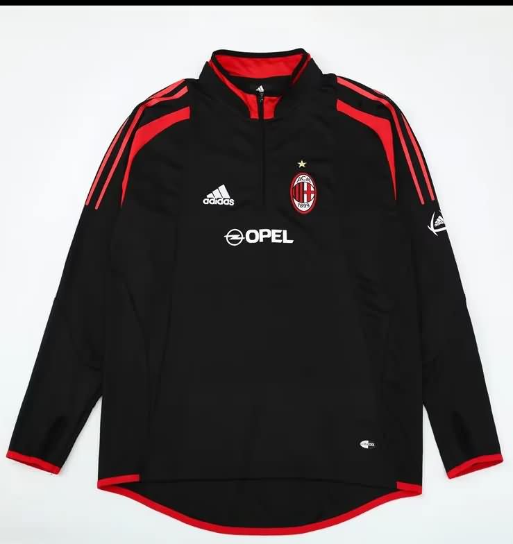 AAA(Thailand) AC Milan 2004/05 Black Soccer Sweater AAA(Thailand) AC Milan 2004/05 Black Soccer Sweater
