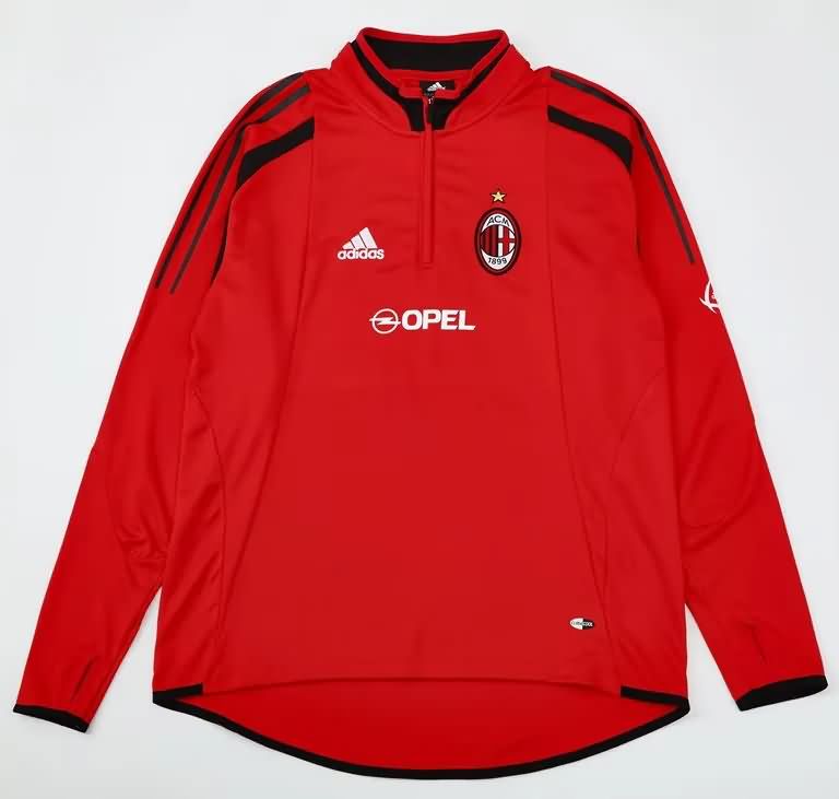 AAA(Thailand) AC Milan 2004/05 Red Soccer Sweater AAA(Thailand) AC Milan 2004/05 Red Soccer Sweater