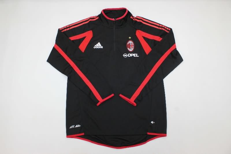 AAA(Thailand) AC Milan 2005/06 Black Soccer Sweater AAA(Thailand) AC Milan 2005/06 Black Soccer Sweater