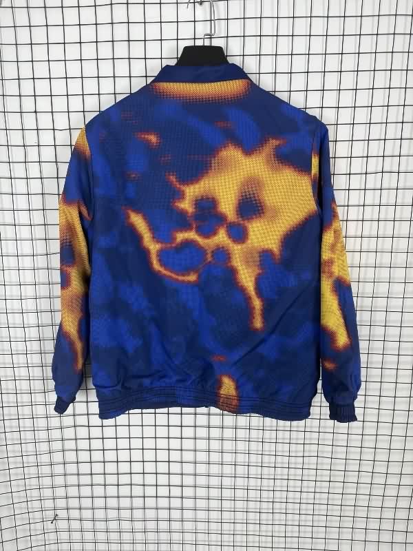 AAA(Thailand) Ajax 25/26 Dark Blue Reversible Soccer Windbreaker