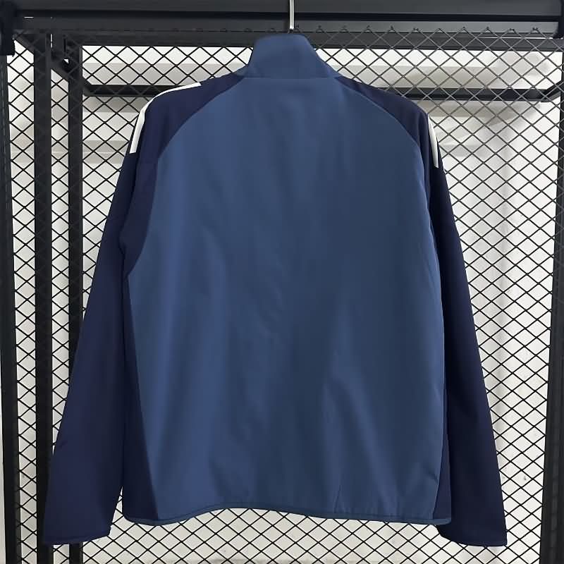 AAA(Thailand) Arsenal 25/26 Dark Blue Soccer Windbreaker 02