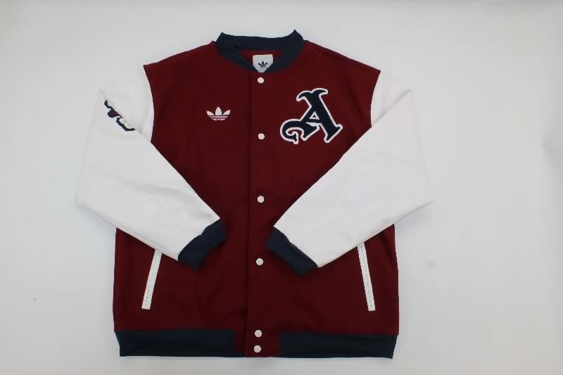 AAA(Thailand) Arsenal 25/26 Red Baseball Jacket AAA(Thailand) Arsenal 25/26 Red Baseball Jacket
