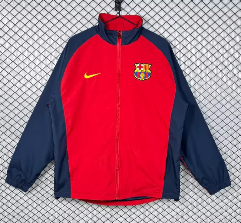 AAA(Thailand) Barcelona 25/26 Red Soccer Windbreaker AAA(Thailand) Barcelona 25/26 Red Soccer Windbreaker