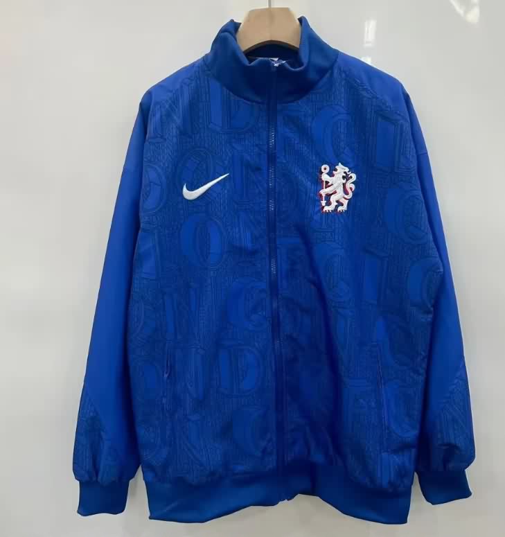 AAA(Thailand) Chelsea 25/26 Blue Soccer Windbreaker 03 AAA(Thailand) Chelsea 25/26 Blue Soccer Windbreaker 03