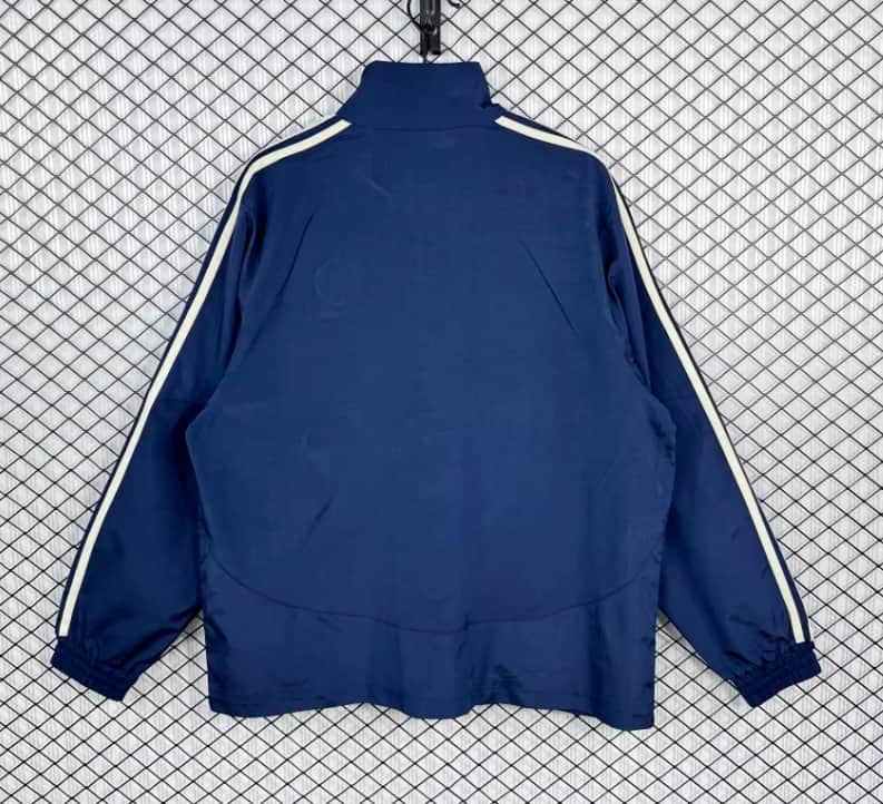 AAA(Thailand) Chelsea 25/26 Dark Blue Soccer Windbreaker 03