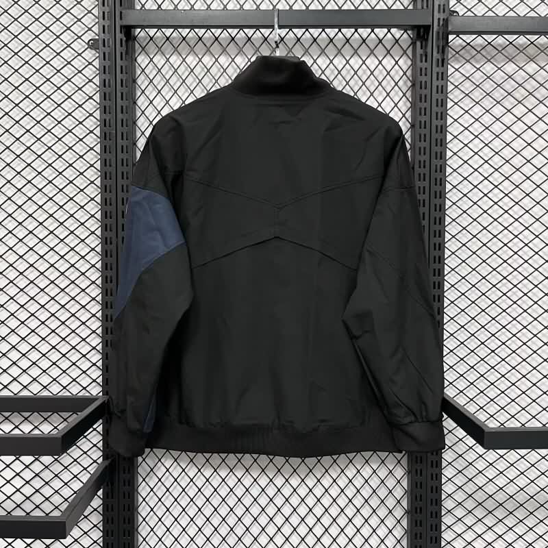 AAA(Thailand) Inter Milan 25/26 Black Soccer Windbreaker