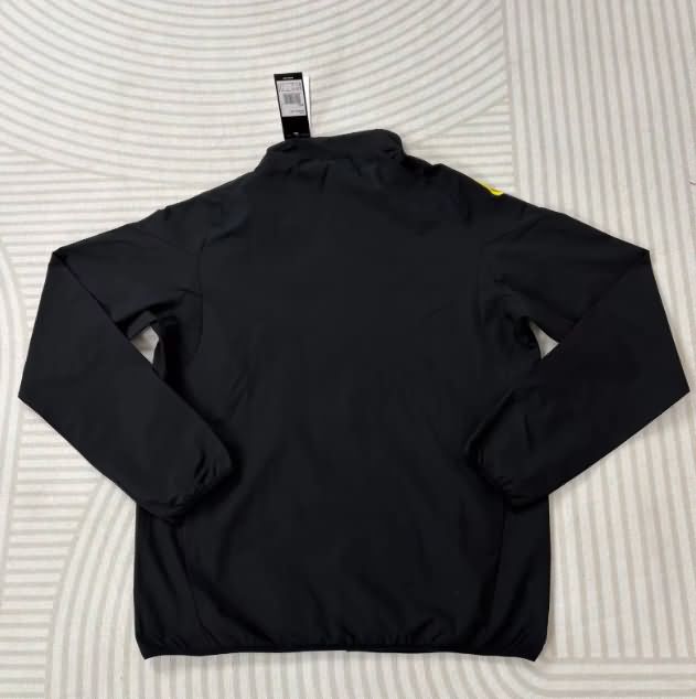 AAA(Thailand) Juventus 25/26 Black Soccer Windbreaker