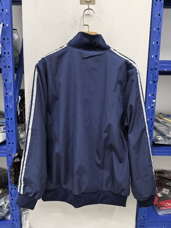 AAA(Thailand) Juventus 25/26 Dark Blue Soccer Windbreaker