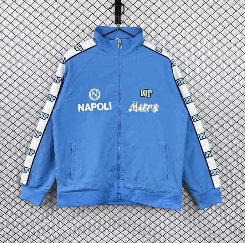 AAA(Thailand) Napoli 25/26 Blue Soccer Windbreaker 04 AAA(Thailand) Napoli 25/26 Blue Soccer Windbreaker 04