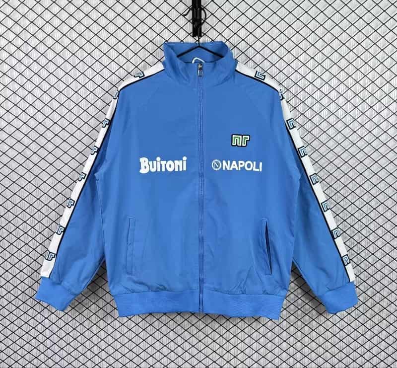 AAA(Thailand) Napoli 25/26 Blue Soccer Windbreaker 05 AAA(Thailand) Napoli 25/26 Blue Soccer Windbreaker 05
