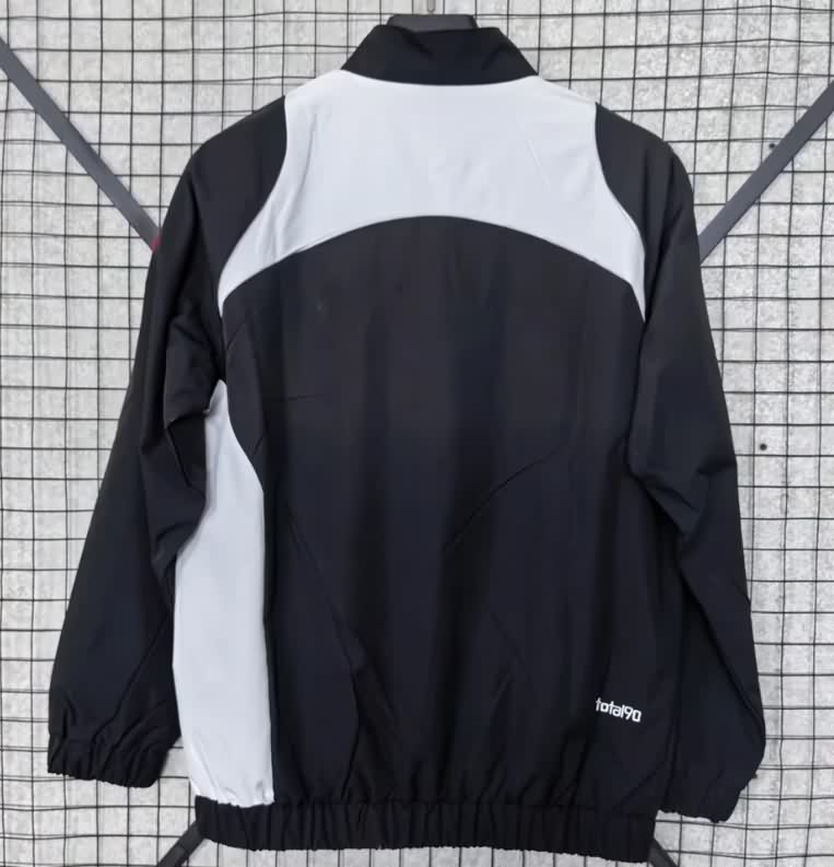 AAA(Thailand) Paris St German 25/26 Black Soccer Windbreaker 03