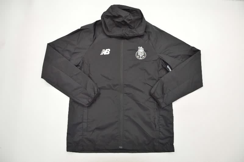 AAA(Thailand) Porto 25/26 Black Soccer Windbreaker AAA(Thailand) Porto 25/26 Black Soccer Windbreaker