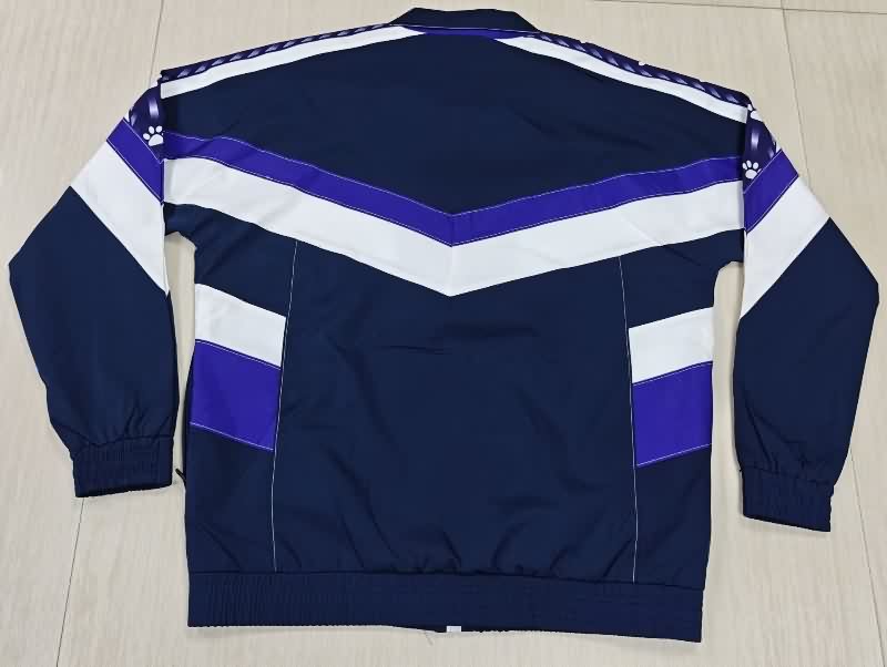 AAA(Thailand) Real Madrid 25/26 Dark Blue Soccer Windbreaker 03