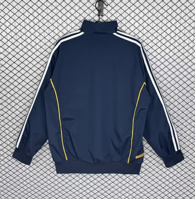 AAA(Thailand) Real Madrid 25/26 Dark Blue Soccer Windbreaker 04