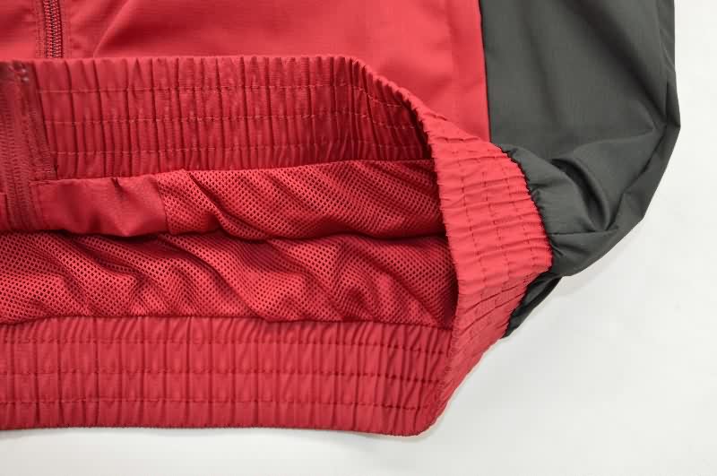 AAA(Thailand) River Plate 2025 Red Soccer Windbreaker