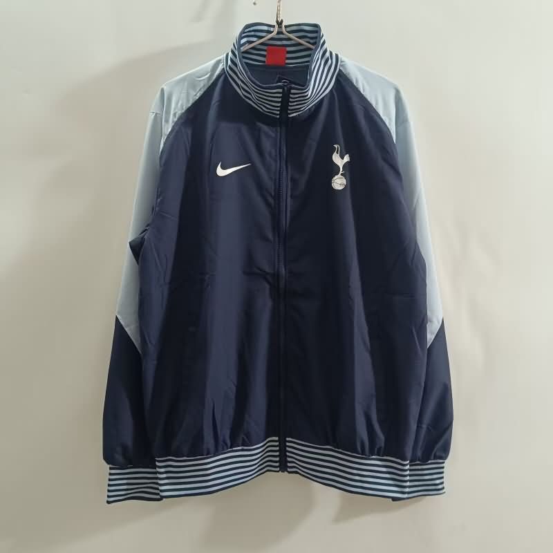AAA(Thailand) Tottenham Hotspur 25/26 Dark Blue Soccer Windbreaker AAA(Thailand) Tottenham Hotspur 25/26 Dark Blue Soccer Windbreaker