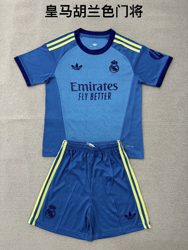 Real Madrid 26/27 Goalkeeper Blue Soccer Jersey