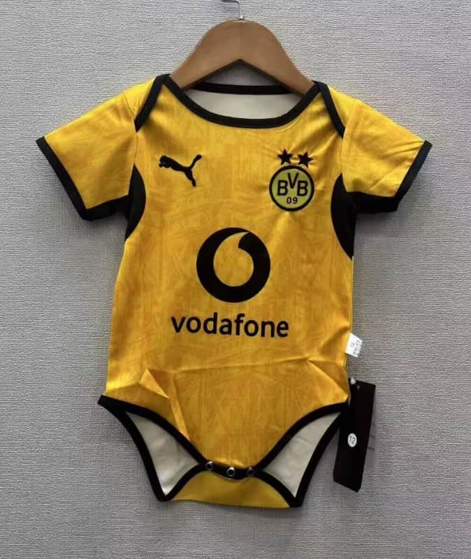 AAA(Thailand) Dortmund 26/27 Home Baby Soccer Jerseys AAA(Thailand) Dortmund 26/27 Home Baby Soccer Jerseys