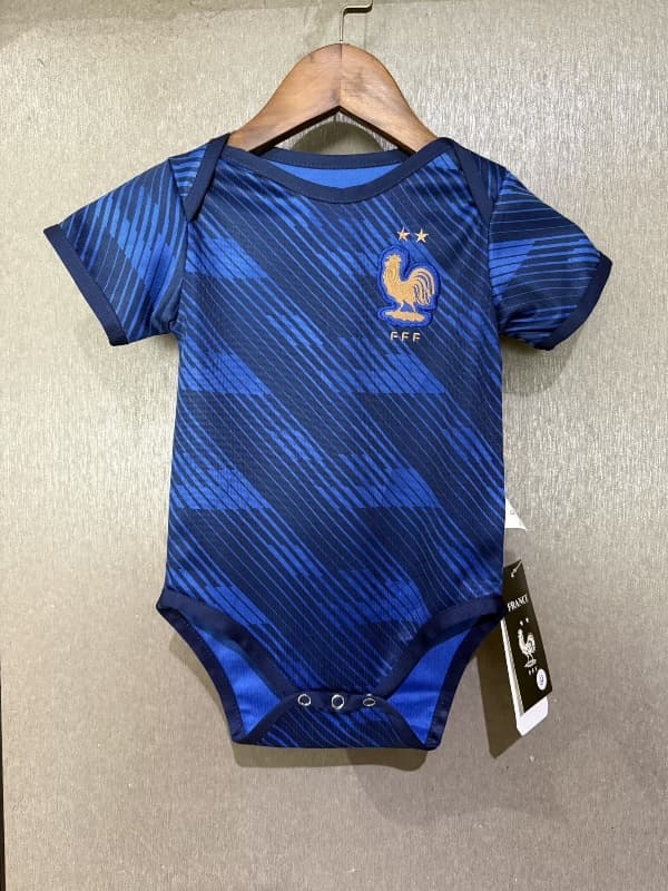 AAA(Thailand) France 2026 World Cup Home Baby Soccer Jerseys AAA(Thailand) France 2026 World Cup Home Baby Soccer Jerseys