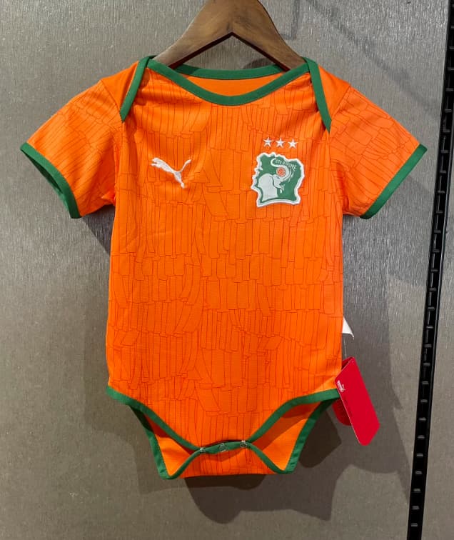 AAA(Thailand) Ivory 2026 Home Baby Soccer Jerseys AAA(Thailand) Ivory 2026 Home Baby Soccer Jerseys