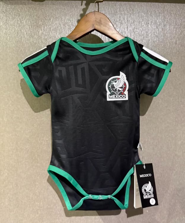 AAA(Thailand) Mexico 2026 World Cup Third Baby Soccer Jerseys AAA(Thailand) Mexico 2026 World Cup Third Baby Soccer Jerseys