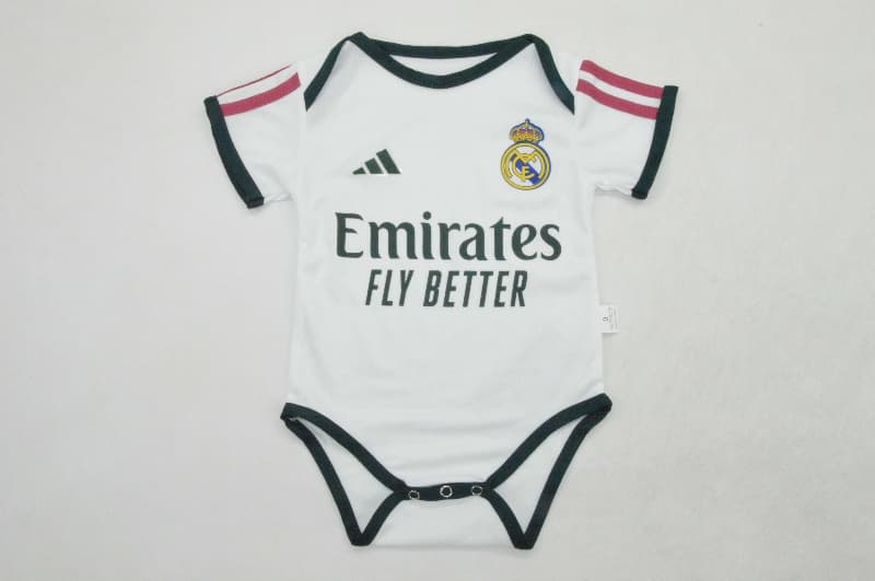 AAA(Thailand) Real Madrid 26/27 Home Baby Soccer Jerseys
